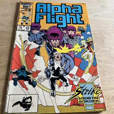 ALPHA FLIGHT #43 MARVEL 1987 Marvel Comics