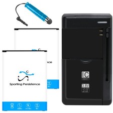 High Capacity 2x 4670mAh Battery Universal Charger Touch Pen for LG Stylo 3 M430