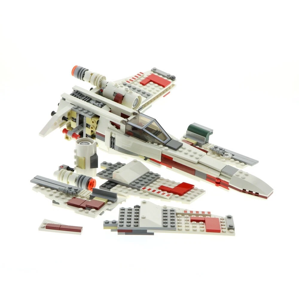 1x Lego Pieces Set Star Wars x Wing Fighter Spaceship 4502 White