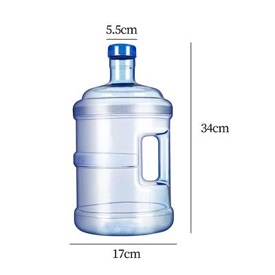 Verdickte Wasserflasche 5L Langlebiges Wasser mit Griff Wasserspeichereimer in
