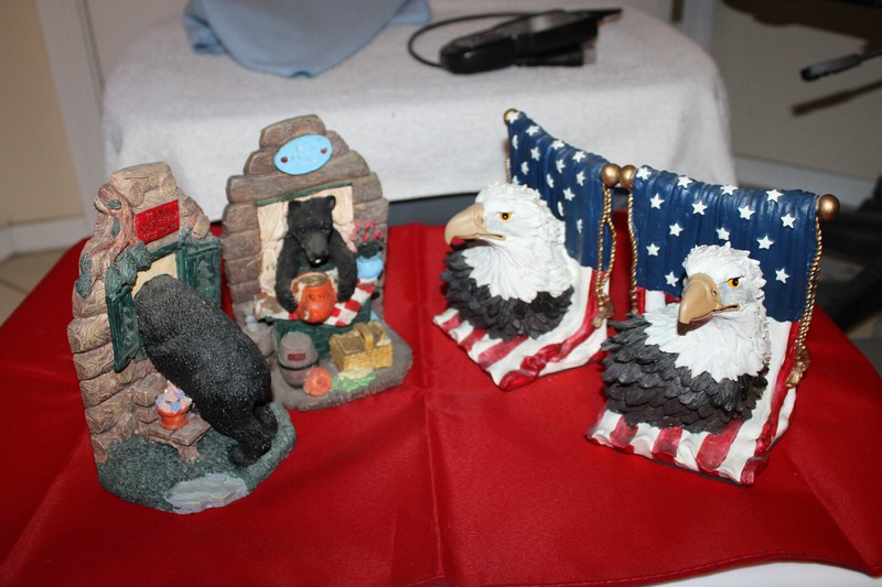 Bear and Eagle Book Ends