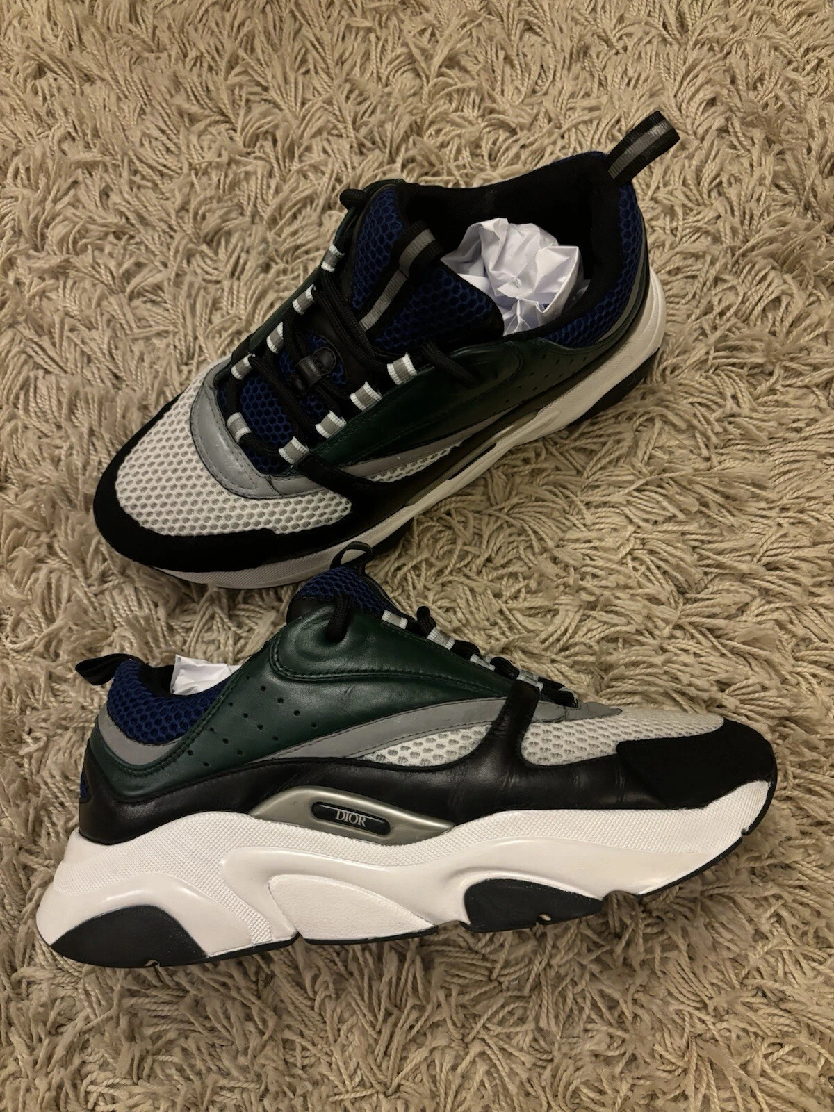 dior b22 taille 9 vert