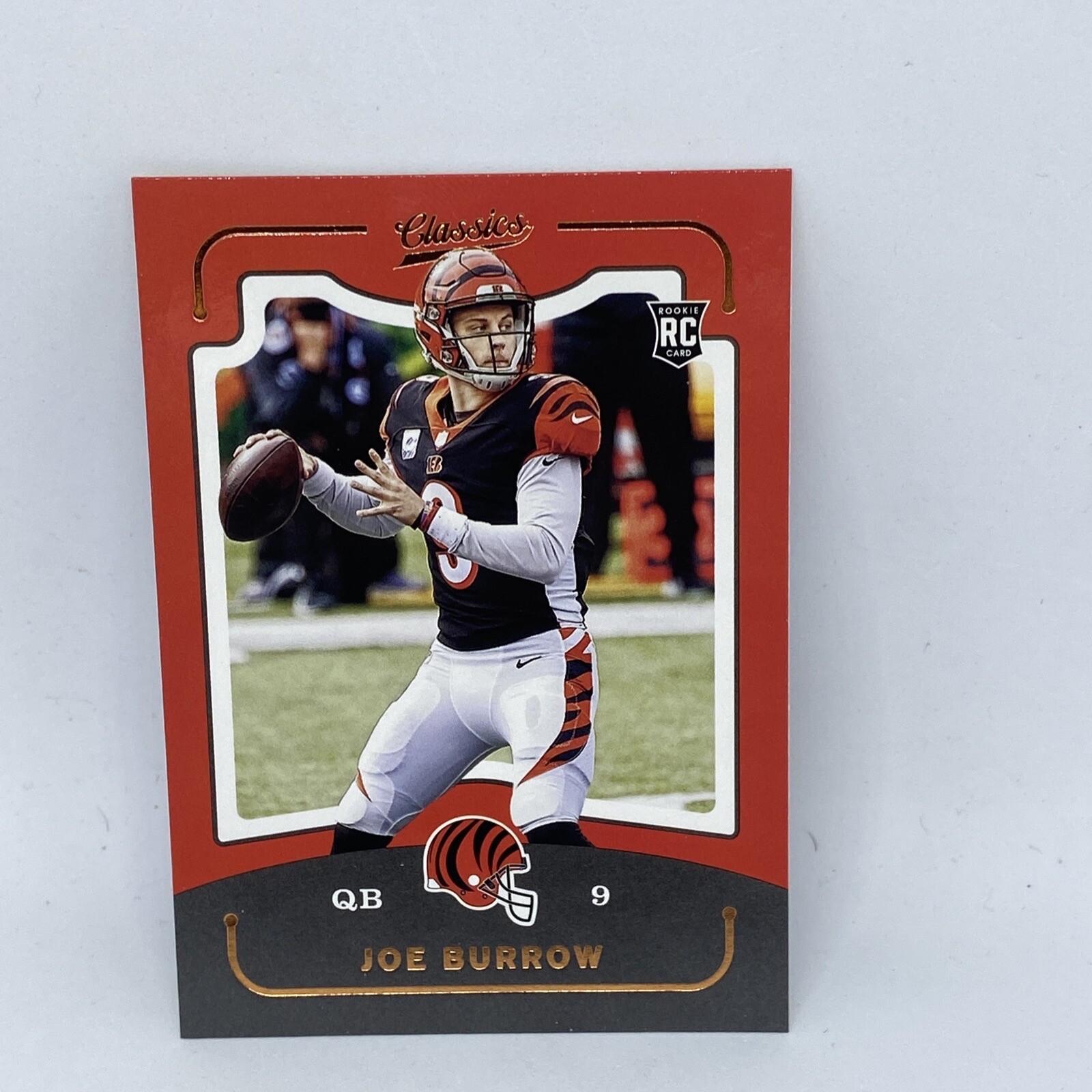 JOE BURROW 2020 CHRONICLES CLASSICS ROOKIE RC #CL1 BENGALS NFL QB FOOTBALL CARD
