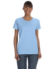 Gildan Ladies' Heavy Cotton Preshrunk 5.3 oz. Short Sleeves T-Shirt G500L S-3XL