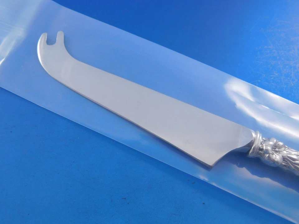 Cuchillo de queso de plata esterlina Lily by Whiting con selección HHWS hecho a medida 7 1/2" Foto 3 de 4