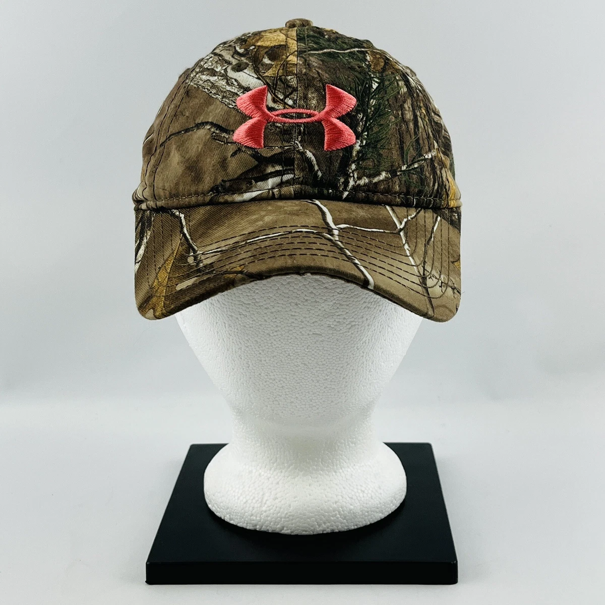 Pink under armour camo hat sales