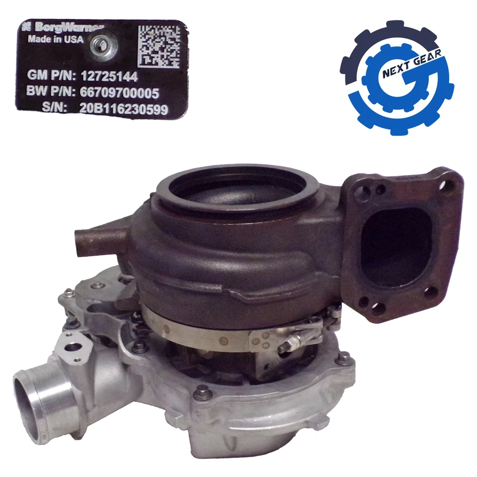 Conjunto de cargador turbo GM 2024 OEM 2024 Chevy Silverado GMC Sierra 2500 12725144 Foto 3 de 4
