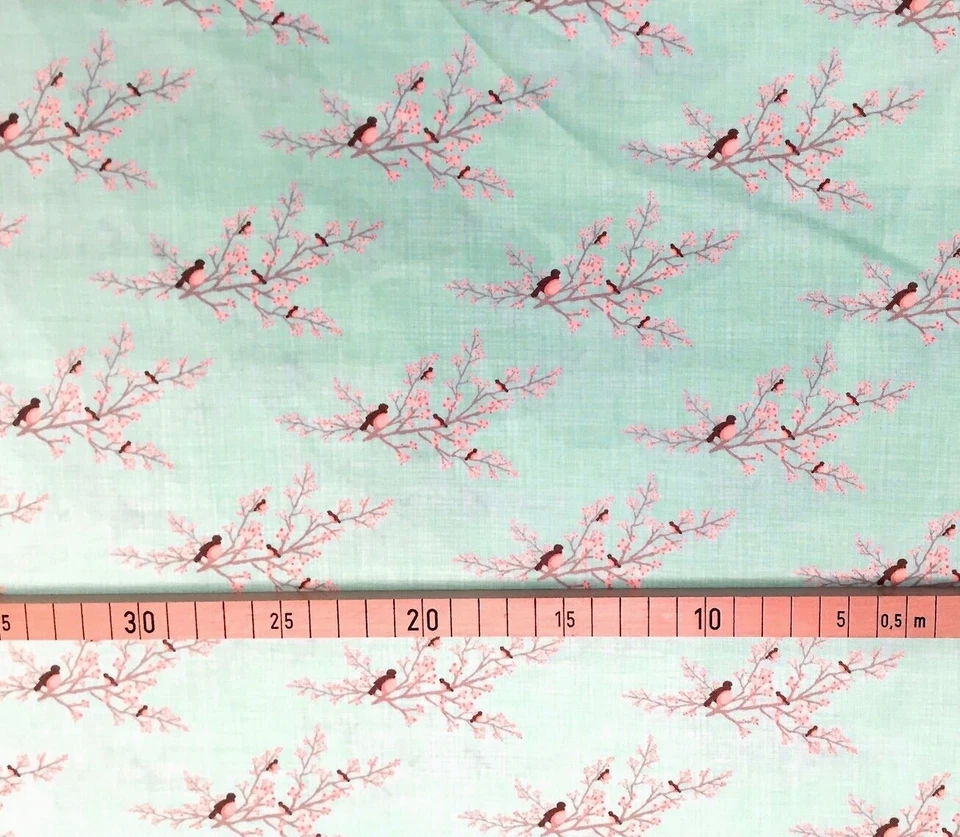 Moda Baumwolle Baumwollstoff Lullaby Vogel Vögel Ast 1m - Bild 3 von 3