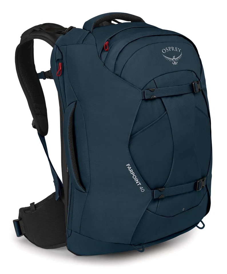 Osprey Farpoint 40 Rucksack Reisetasche Wanderrucksack Muted Space Blue - Bild 2 von 4