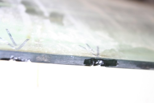 1974 Cougar TINTED Window GLASS CARLITE PASSENGER RIGHT SIDE W MOUNTING BRACKETS - Picture 8 of 10