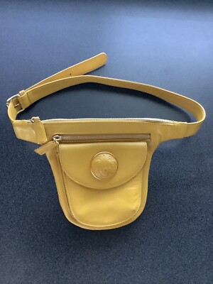 Rare Vintage GIANNI VERSACE COUTURE Leather Medusa Belt Bag