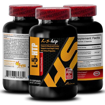Vitamin B-6 - L-5-HTP - relaxation support 1 Bottle 60 Capsules