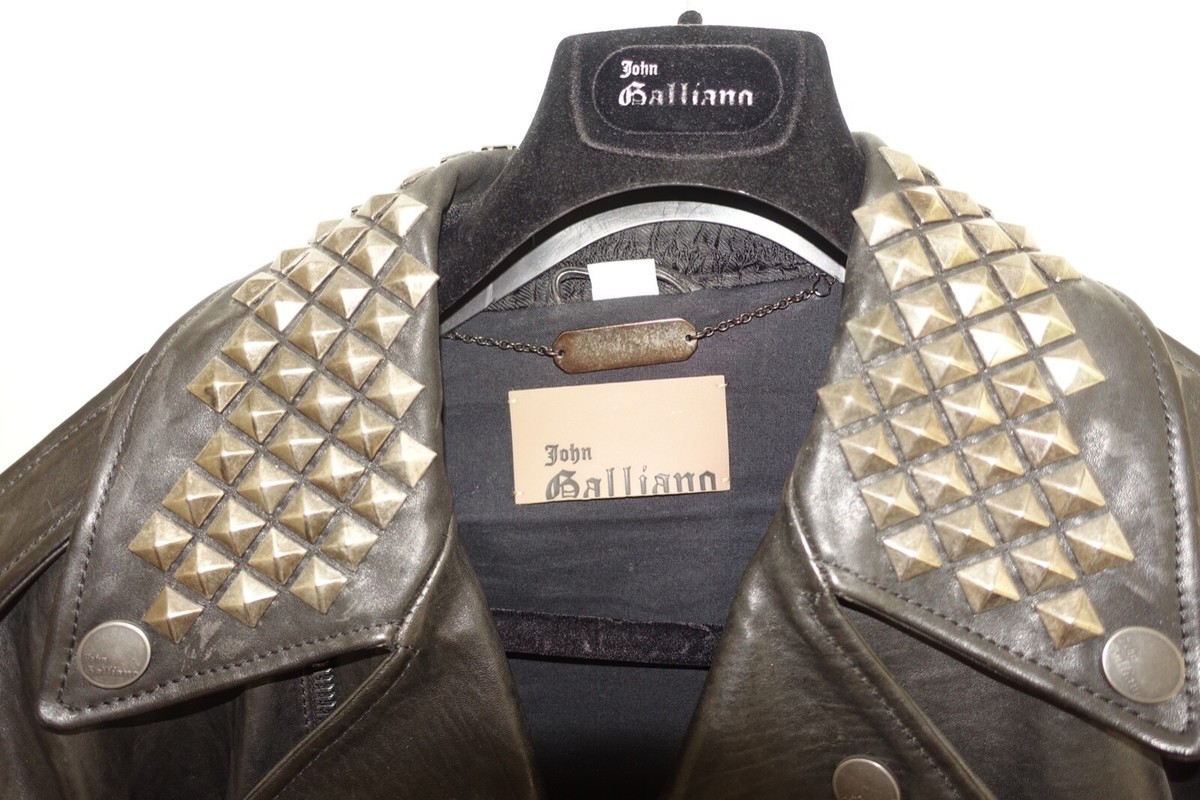 ジャケット・アウター John Galliano Studded Leather Jacket s-l1200.jpg