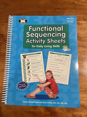 Functional Sequencing Activity Sheets for Daily Living Skills with CD, new, mint