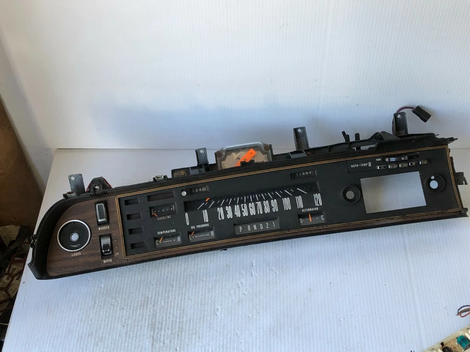 1973 Chrysler Imperial седан центр спидометр датчик кластер блок OEM! - Изображение 2 из 4