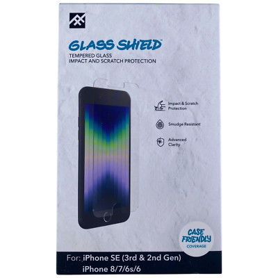 ZAGG iFrogz Glass Shield Screen Protector Apple iPhone SE 3rd, 2nd Gen, 8/7/6/6s