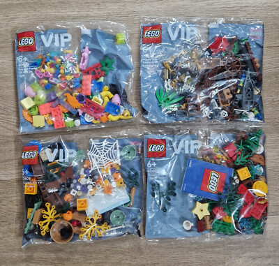 Lego VIP Polybag 40512 + 40515 + 40608 + 40609 | GWP | NEU und OVP