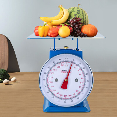 Mechanical Kitchen Food Scale Industrial Dial Scale Weighing Scale 100kg/220lbs