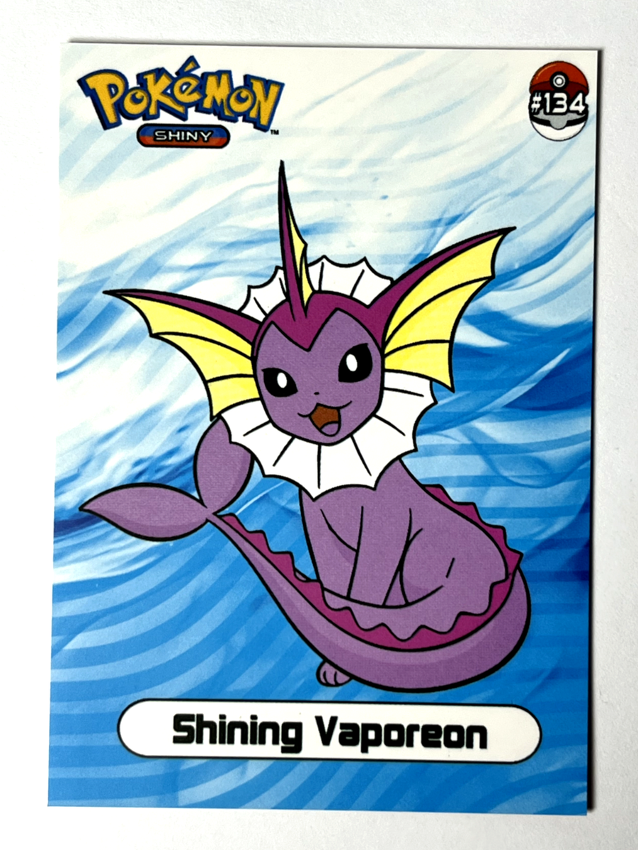 2024 SHINY POKEMON Card #134 VAPOREON Kanto Peru Edition | eBay