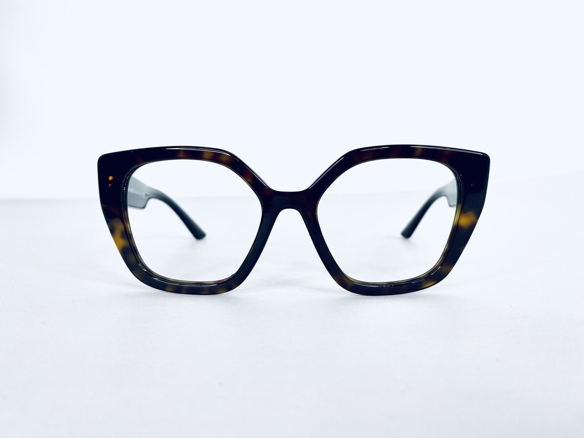 Prada Cat-Eye Glasses in Navy Blue and Black Prada VPR09Y Cat Eye Glasses | Fashion Eyewear US main image 4
