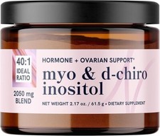 Myo-Inositol  D-Chiro Inositol Powder Hormone Balance for Women Ideal, 217 oz