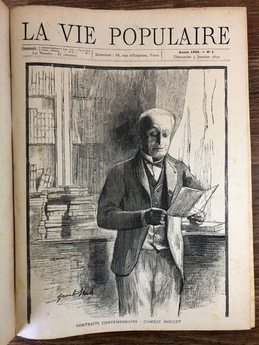 LA VIE POPULAIRE Vol. 17 (1er trimestre 1892) Reliure éditeur VOIR TABLE PHOTO - Picture 3 of 8