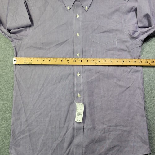 Brooks Brothers Shirt Mens 15-34 Purple Houndstooth Madison Fit Button Down NWT - Picture 5 of 8