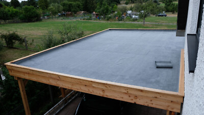 Doppelcarport 5x5 m Carport Überdachung  Holz Kiefer kdi inkl. Dacheindeckung