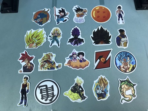*15418 Stickers Stickers Lot Laptop Skate Van Smartphone Dragon Ball Goku Anime