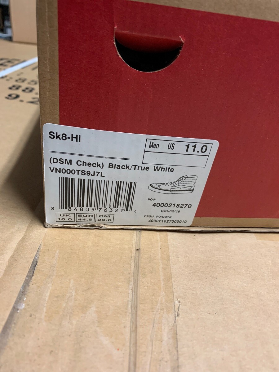 Vans DSM Sk8 Hi 11 Vault Syndicate Blends Rare Vtg Japan Box Logo Wtaps Hype View 4