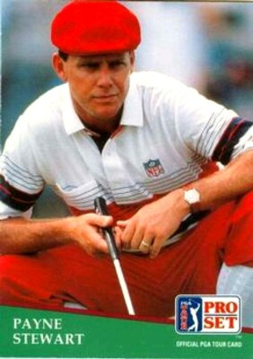 Zoll Ungebraucht '' Payne Stewart 1991 Pro Set Golf '' Offiziell Pga Tour Karte