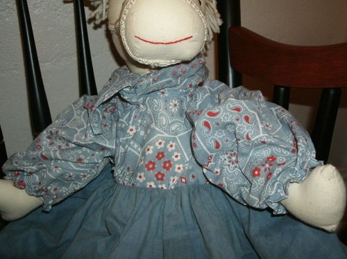 Handmade Horse dressed in prairie dress w bandana - Picture 3 of 7