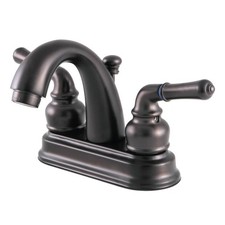 Kingston Brass FB561.NML Naples 1.2 GPM Centerset Bathroom Faucet - Bronze