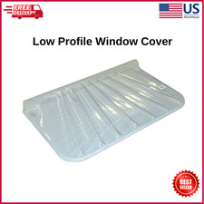 25 in. x 4 in. Rectangular Low Profile Poly Window Well Cover
