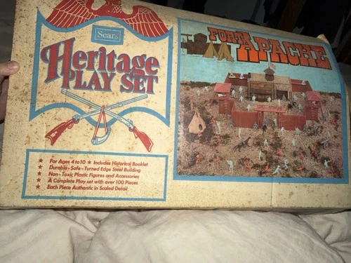 VTG Marx Toys/ Sears Heritage Play Set Fort Apache Check Photos For Contents