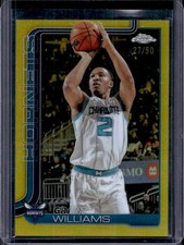 2025-26 Topps Chrome Sapphire Grant Williams Gold Refractor #/50 Hornets