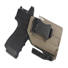 Fdo Industries Iwb Kydex Holster Compatible Glock 19 23 32 W/Olight Baldr Mini