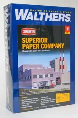 Walthers Cornerstone 933-3237 Superior Paper Company -- Kit- N Scale
