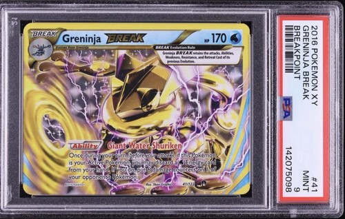 Greninja BREAK graded PSA 9 for sale on eBay