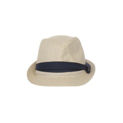 Myrtle Beach, Strohhut, Größe: ONE SIZE, Baumwolle/Polyester, Beige/Blau #eLj