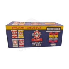 Seabrook Crisps Variety Box 20 x 25g – Crinkle Cut British Potato Chips
