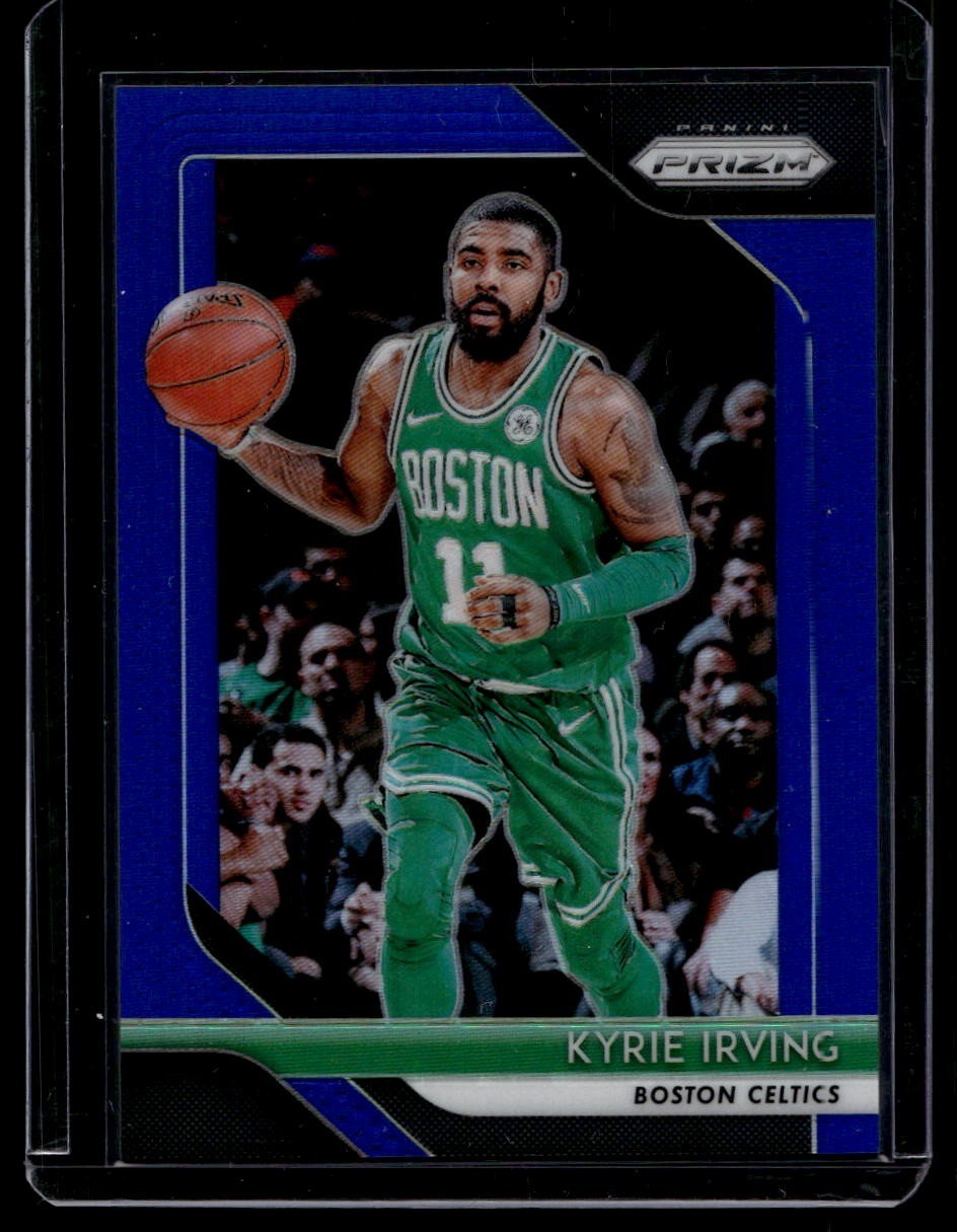 2018-19 Panini Prizm Kyrie Irving Prizm Blue #/199