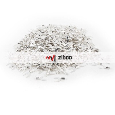 1000Pcs 4.2mm Wire Cable Connector   Lug Non-insulated Fork Terminal 260g  #bv