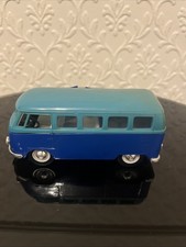 VW Toy Camper Van Bus Gift Pull Back Model Blue/green