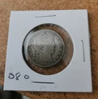 1908 o circulated Barber quarter