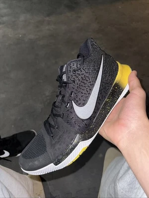 Nike Kyrie 3 Black Yellow for Sale | Authenticity Guaranteed | eBay