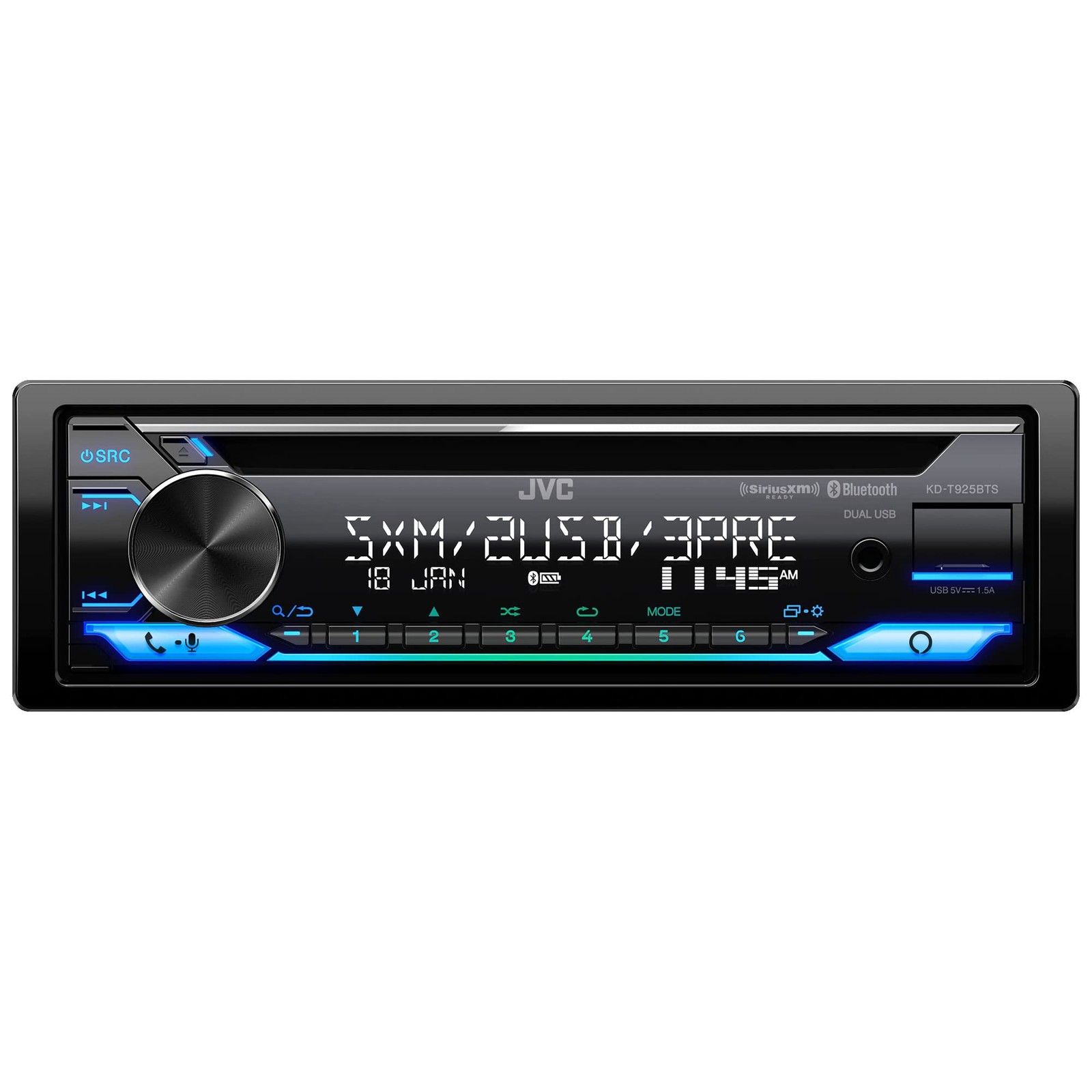 Cd Usb Aux Bluetooth Equalizer 200w Amplifier 5v Radio
