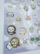 Chiikawa Clear Seal Stickers Blue By Ensky Anime