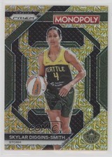 2024 Prizm Monopoly WNBA Millionaire Gold Shimmer /500 Skylar Diggins-Smith 12in