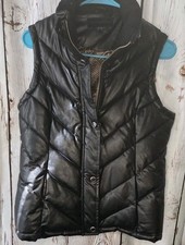 Steve Madden Women's Puffer Vest, Black Size Medium 74299 Winter Wear